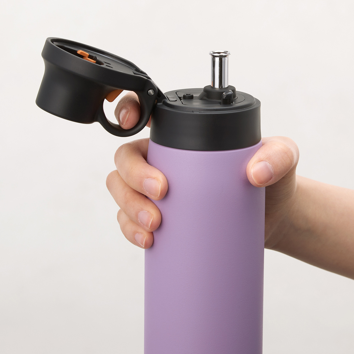 お好みの色を２本選べる！ タイガー 驚きの軽さと保冷力の 真空断熱ボトル 衛生的で飲みやすい ステンレス製 ストロータイプ ＜５００ｍｌ＞２本セット