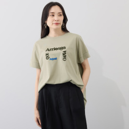 アリュメット ロゴブラシ刺しゅう Ｔシャツ