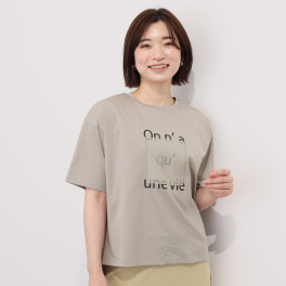 エピデミーク 綿１００％ オーガンジーロゴ Ｔシャツ