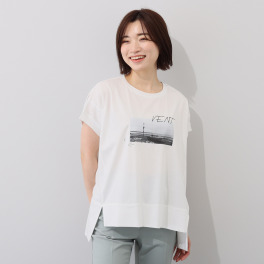 エピデミーク 綿１００％ フォトプリント Ｔシャツ