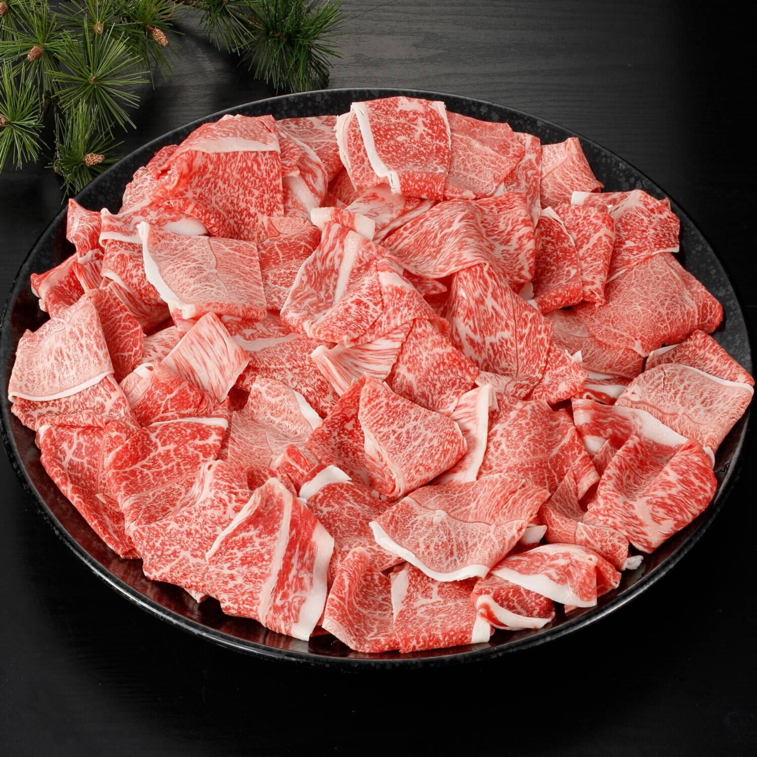 老舗肉問屋ニイチク Ａ４・Ａ３ランク限定 国産黒毛和牛切り落とし ＜１ｋｇ＞