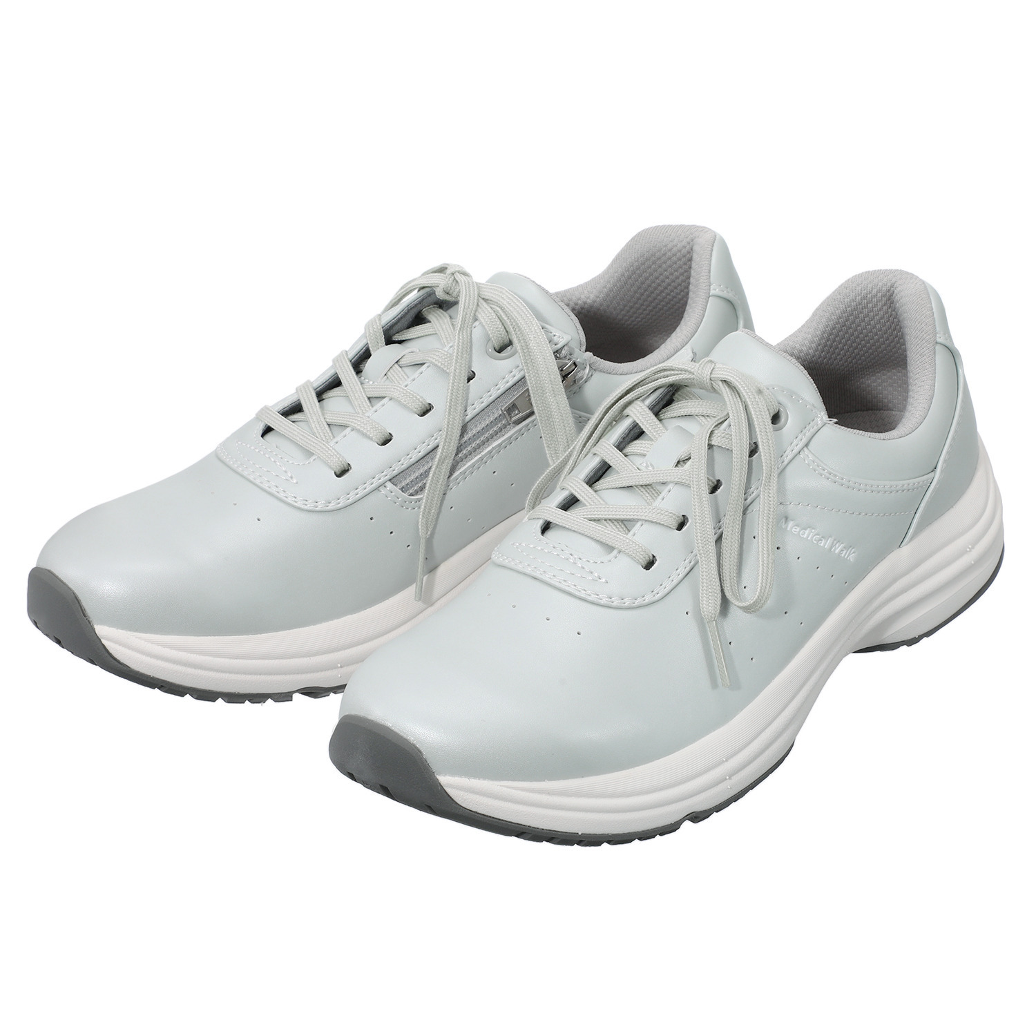 メディカルウォーク ファスナー付 やわらか合皮スニーカー ＳＨＭ＋＜レディース＞