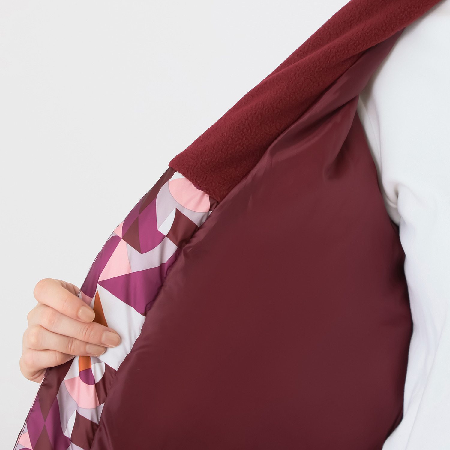 モリリン 軽くてあったか ホワイトダックダウン 羽毛ハンテン ＜Ｍ〜Ｌ、ＸＬ＞