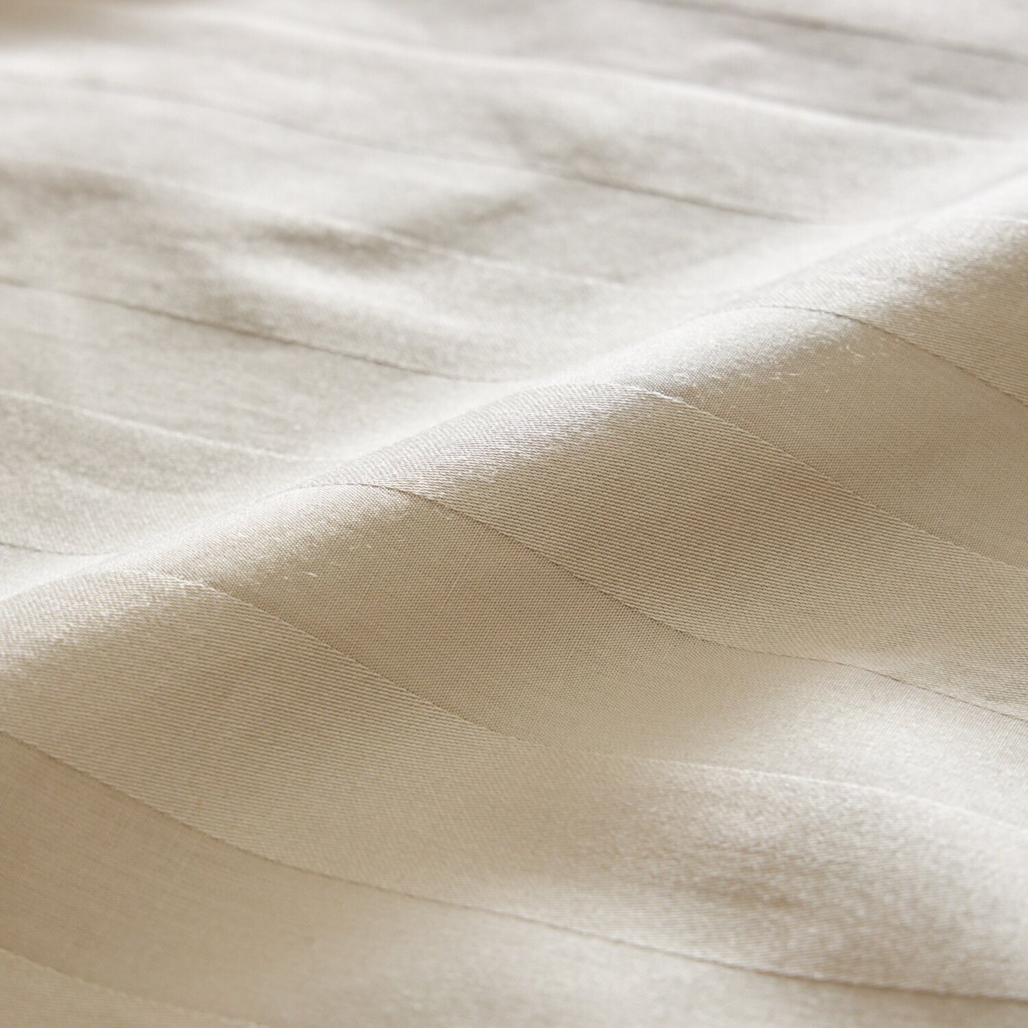 エアトラスＰｒｏ 専用ピローケース ストライプ ２枚セット ＜ホワイト＆ベージュ＞