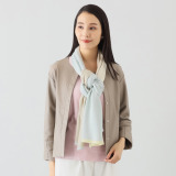 ハセガワ カシミヤよりも細い スパンシルク１００％ ストール