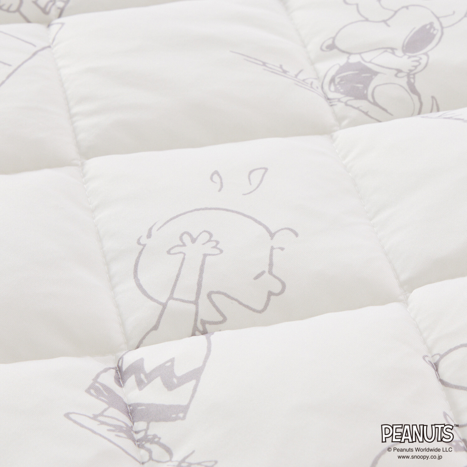 スヌーピー ＰＥＡＮＵＴＳ Ｈａｐｐｉｎｅｓｓ クール＆パイル リバーシブルピローパッド 同色２枚組