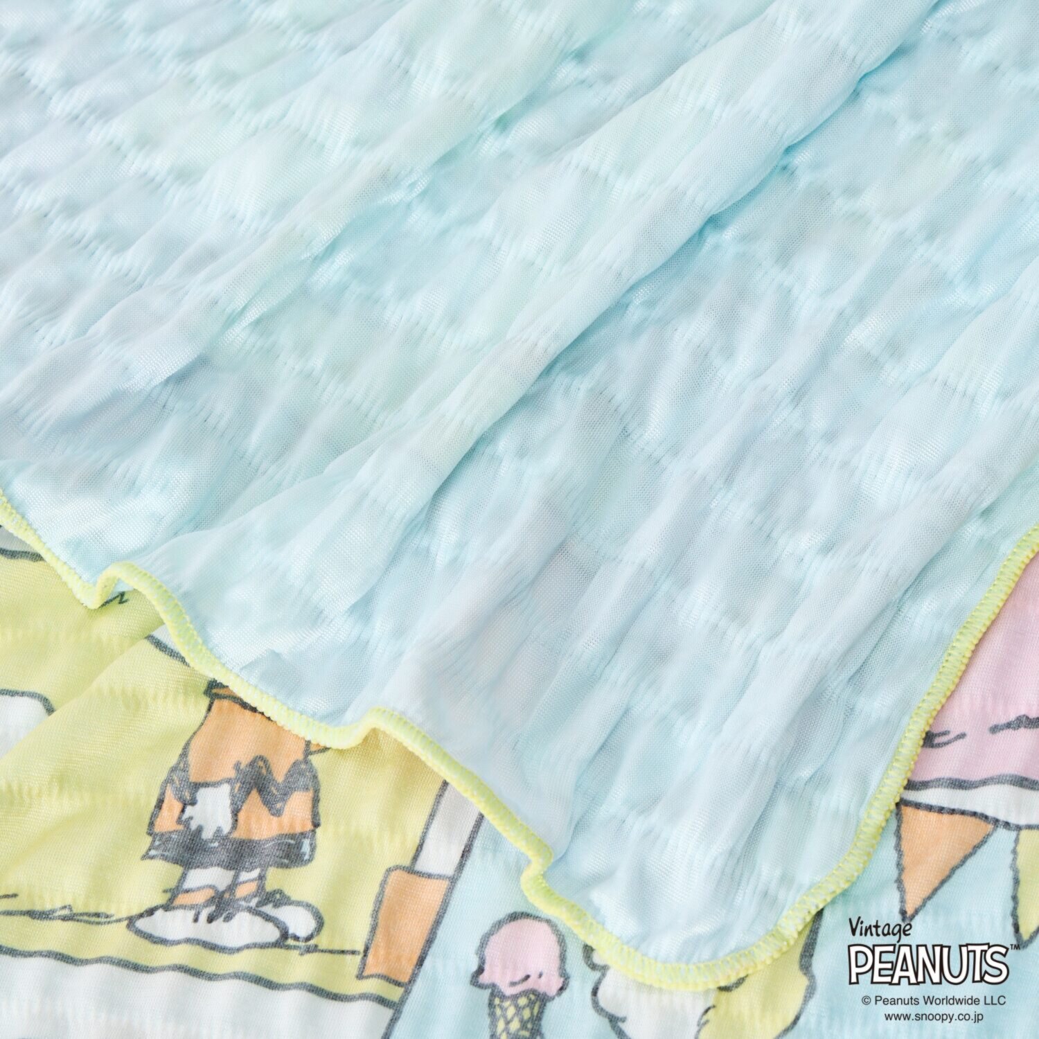 スヌーピー ＰＥＡＮＵＴＳ ＩＣＥ　ＣＲＥＡＭ ＣＯＭＩＣＳ くしゅくしゅクールケット ＜シングル＞