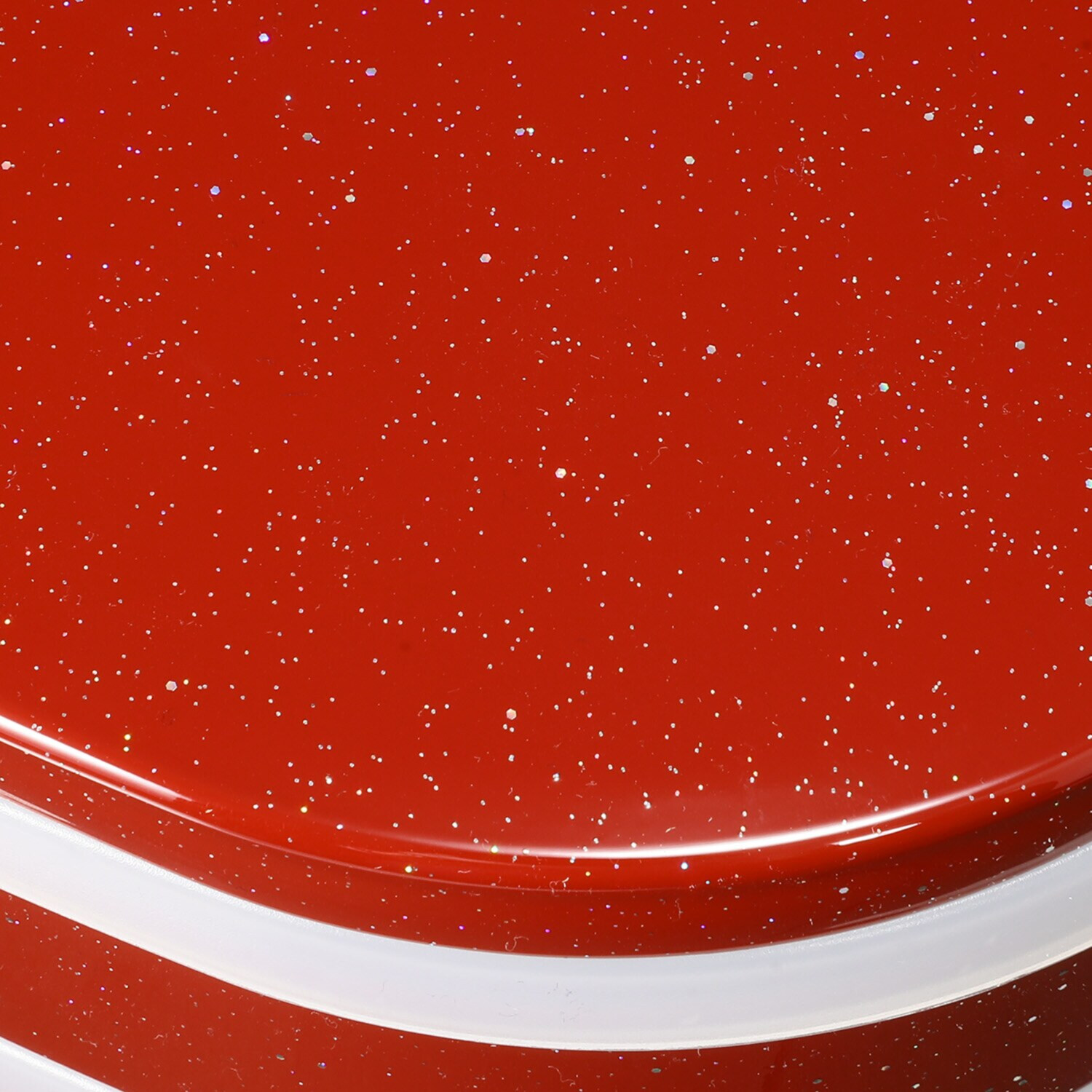 ジュエルキラメキ くつわ型二段重箱 仕切りボックス＆内蓋付き