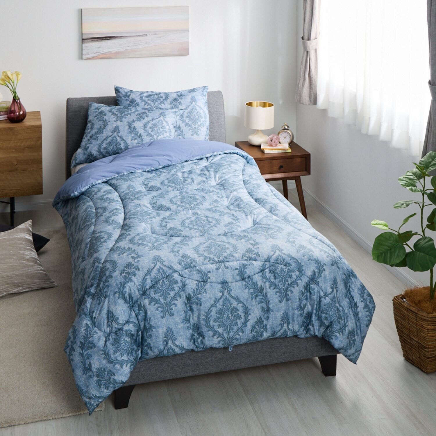 モリリン あったかふわもち♪ ほこりが出にくい カーボンホット 掛けふとん＜セミダブル＞