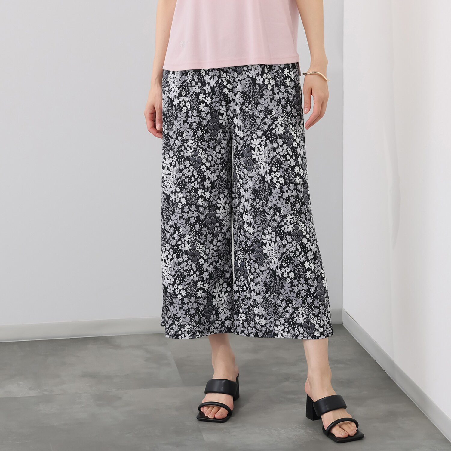 ダジュール プリント リラックス快適パンツ