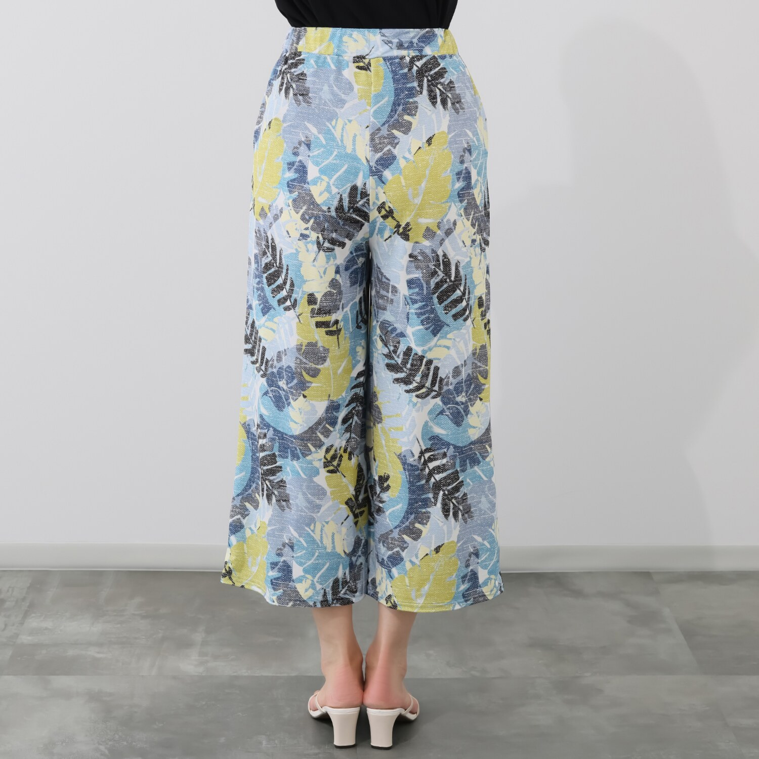 ダジュール プリント リラックス快適パンツ