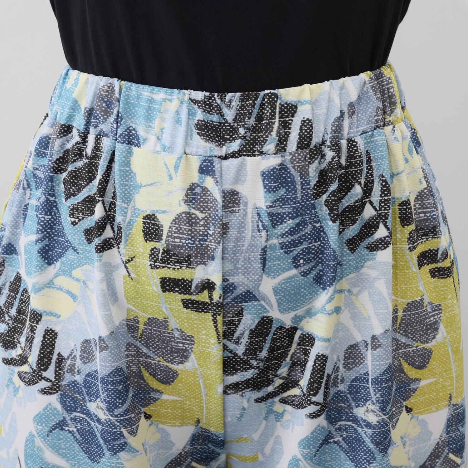 ダジュール プリント リラックス快適パンツ