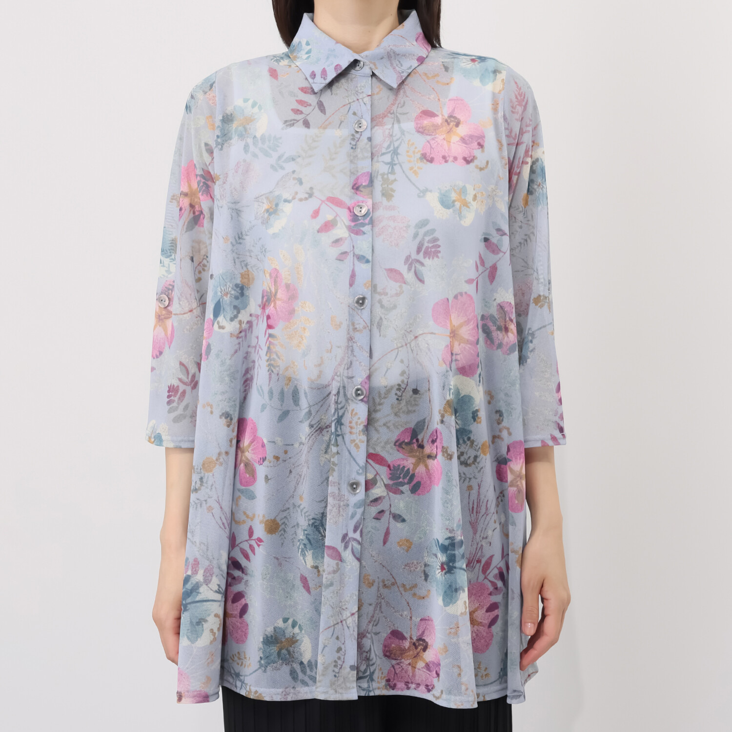 ダジュール パワーネット ビッグシルエット ブラウス