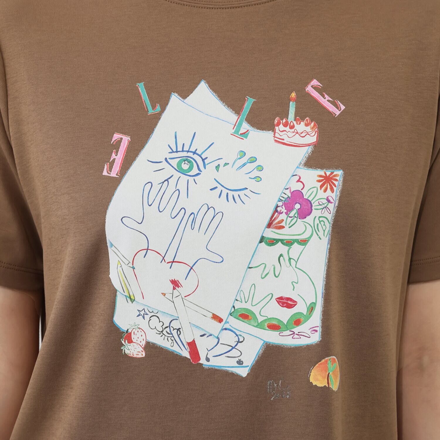 エル　ステュディオ ＥＬＬＥ８０周年記念 アーティストグラフィック Ｔシャツ
