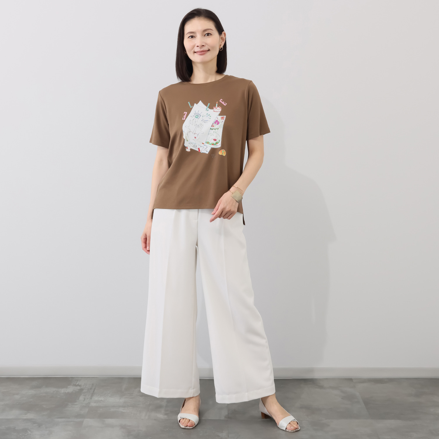 エル　ステュディオ ＥＬＬＥ８０周年記念 アーティストグラフィック Ｔシャツ