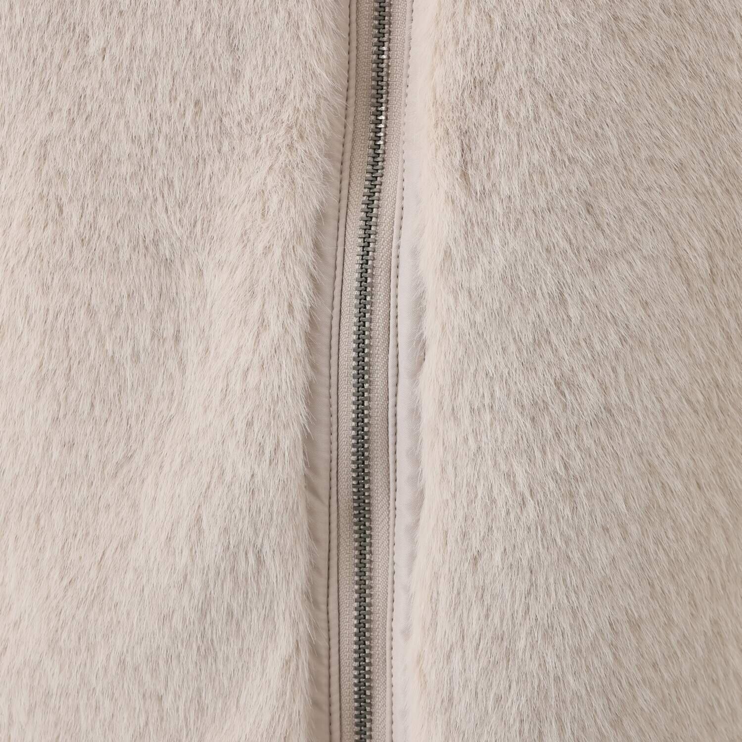 元町ゼラール 着回し抜群で大活躍！ フェイクファーベスト付 はっ水＆軽量ストレッチ ダブルフロントコート