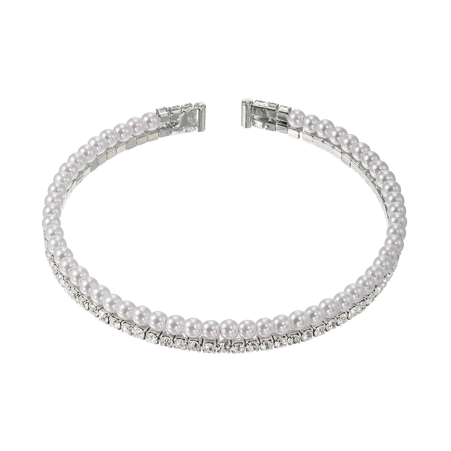 小枝流へアジュエリー パールビジュウ ２連ブレスレット