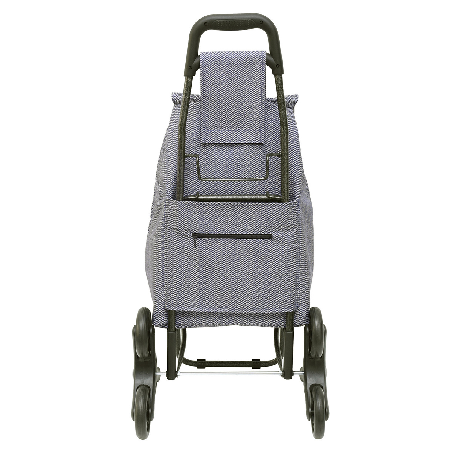 片側３輪タイヤが 段差や階段の移動を 楽々に！ 段差らくらくキャリー エシック