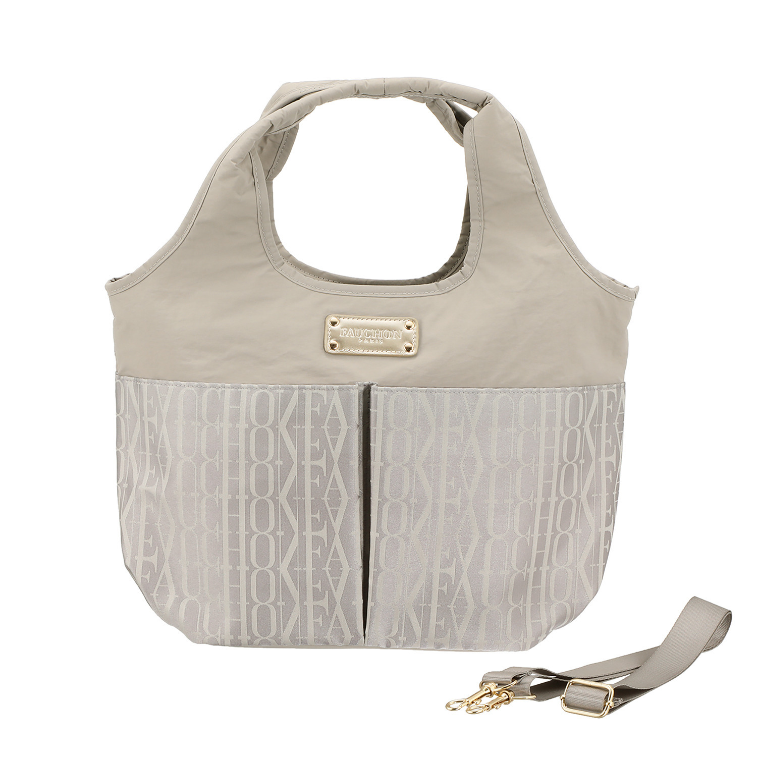 フォション ジャガード織 ２ＷＡＹ バルーントートバッグ