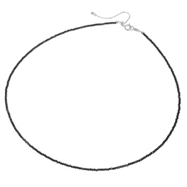 ブレーズ シルバー ブラックスピネル ネックレス