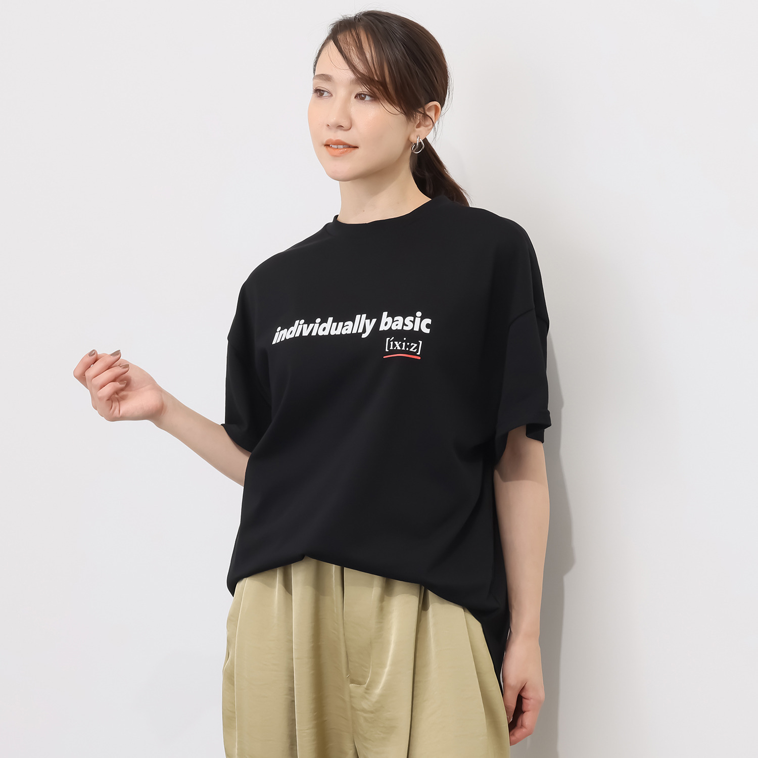 イクシーズ 高周波ラバープリント Ｔシャツ