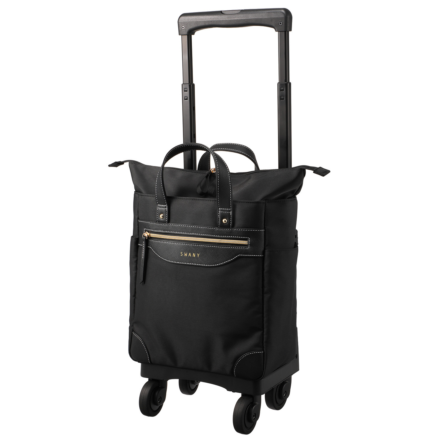 スワニー コンパクトキャリー ４輪ストッパー付き ＜Ｓサイズ＞