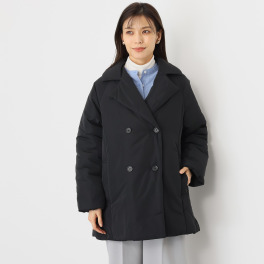 ウタオ 蓄熱保温・軽量 袖リブ 中綿コート