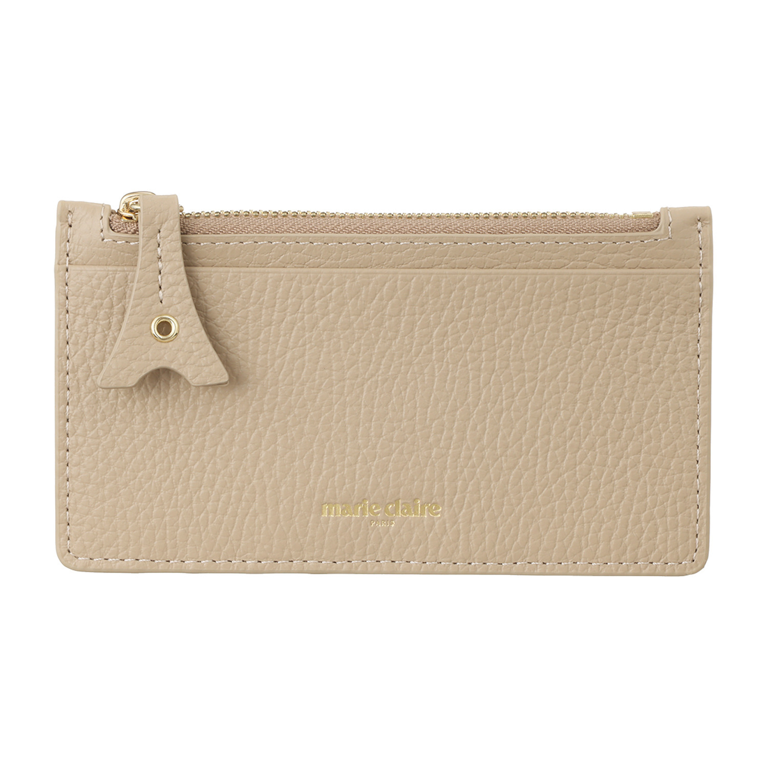 マリ・クレール 牛革 エッフェル塔モティーフ アクセント フラグメントケース