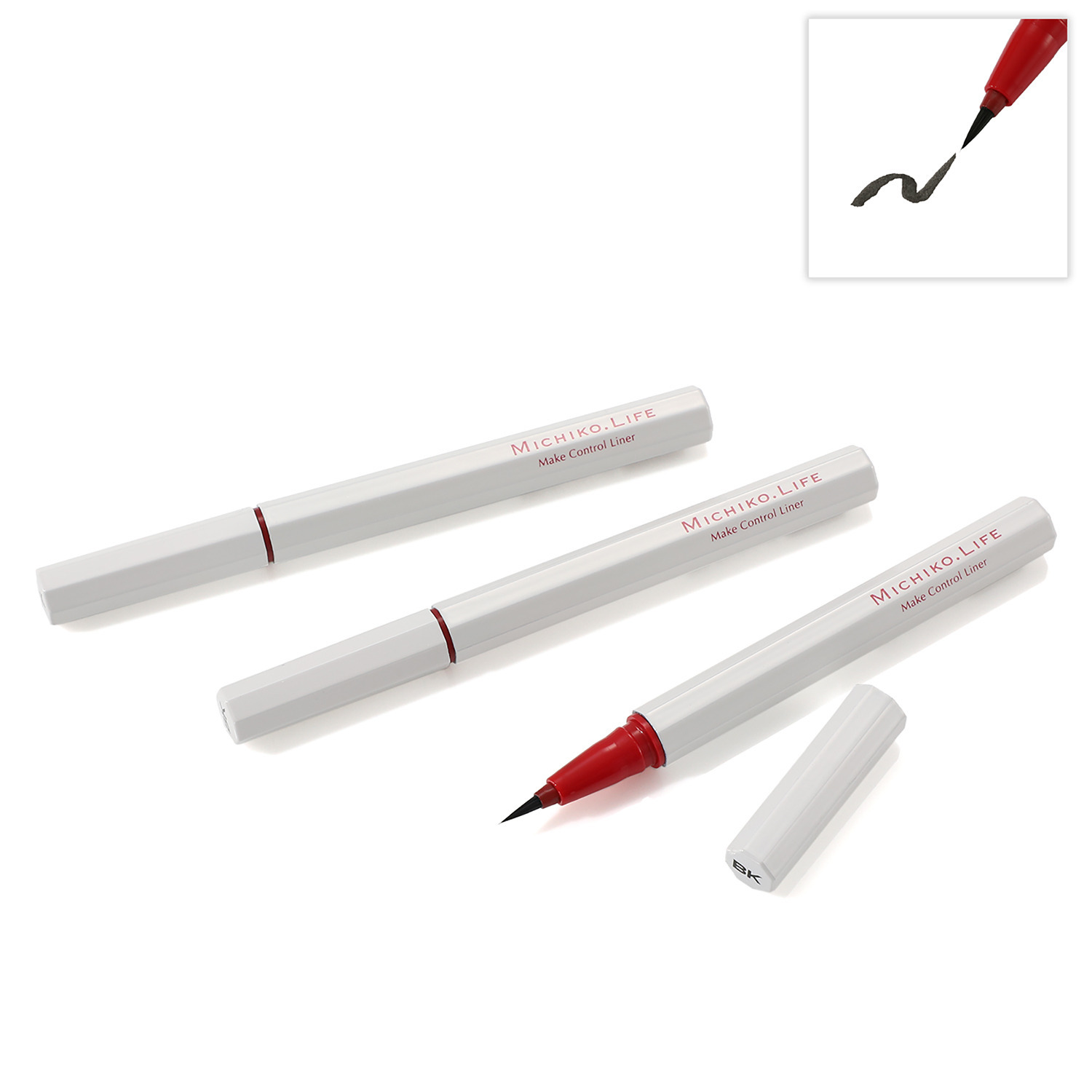 ミチコドットライフ にじみにくく 上品な目元を演出！ メイクコントロール ライナー ３本セット