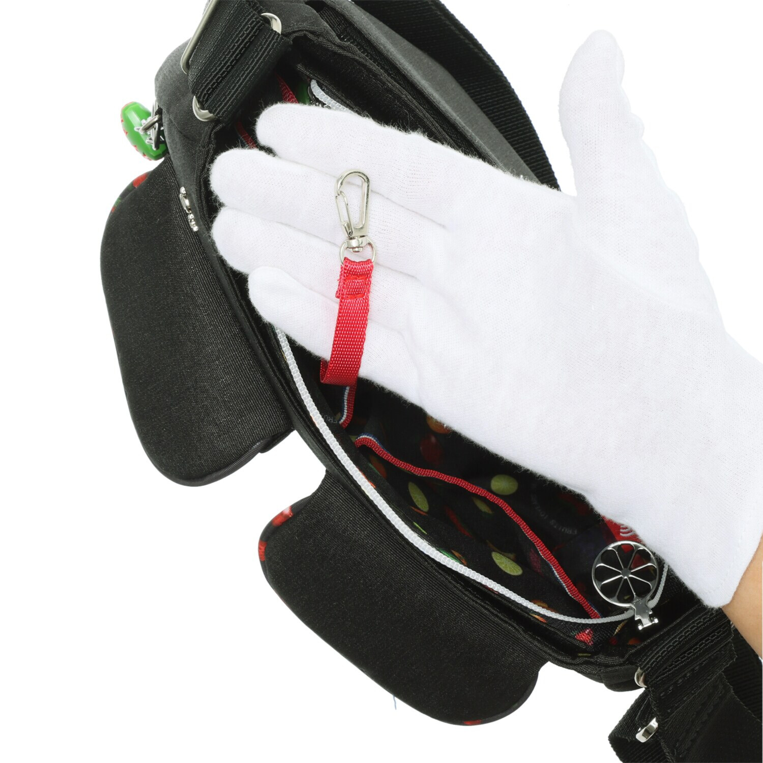 ビサイユ ショップチャンネル デビュー１０周年記念 トロピカルフルーツ ワンマイル はっ水ポシェット ＜イチゴチャーム付＞