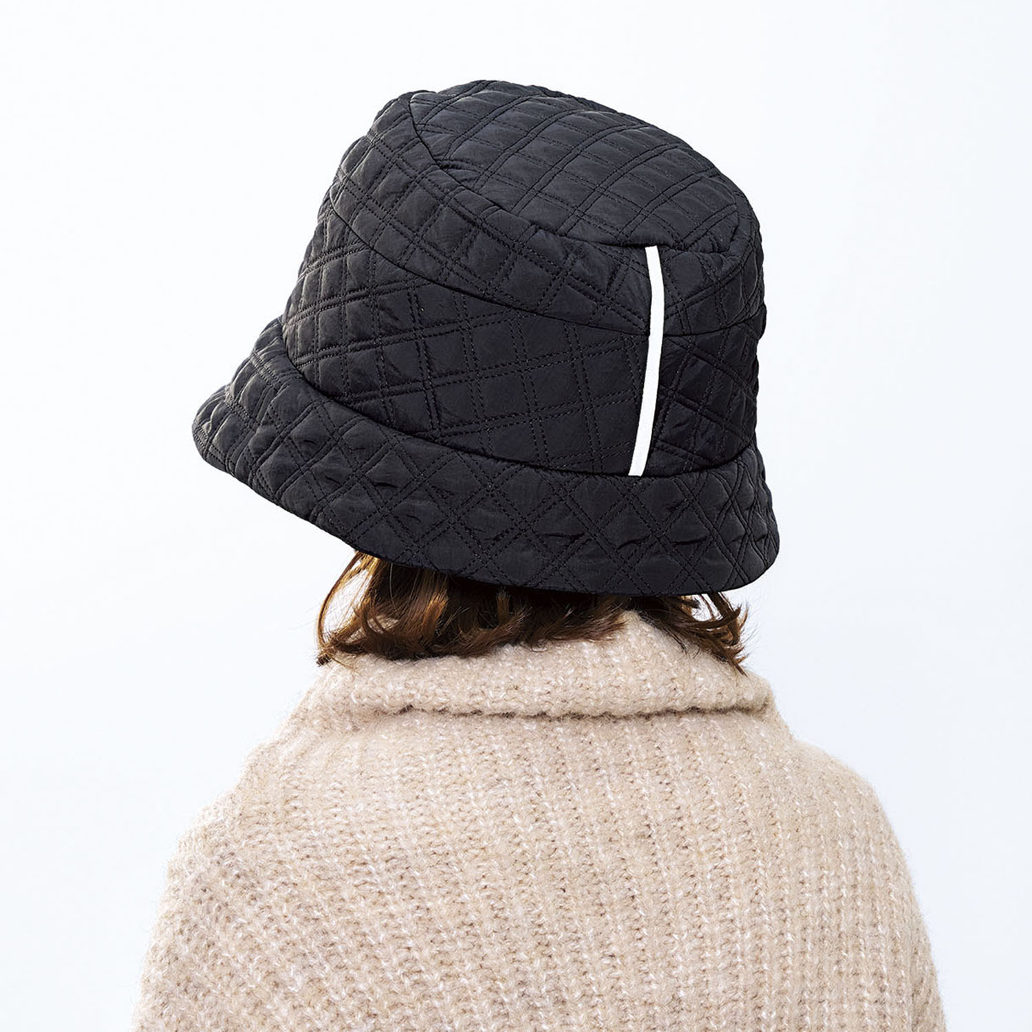 帽子を着せ替えられる オシャレな 自転車ヘルメット おしゃヘル ＜キルティングハット＞