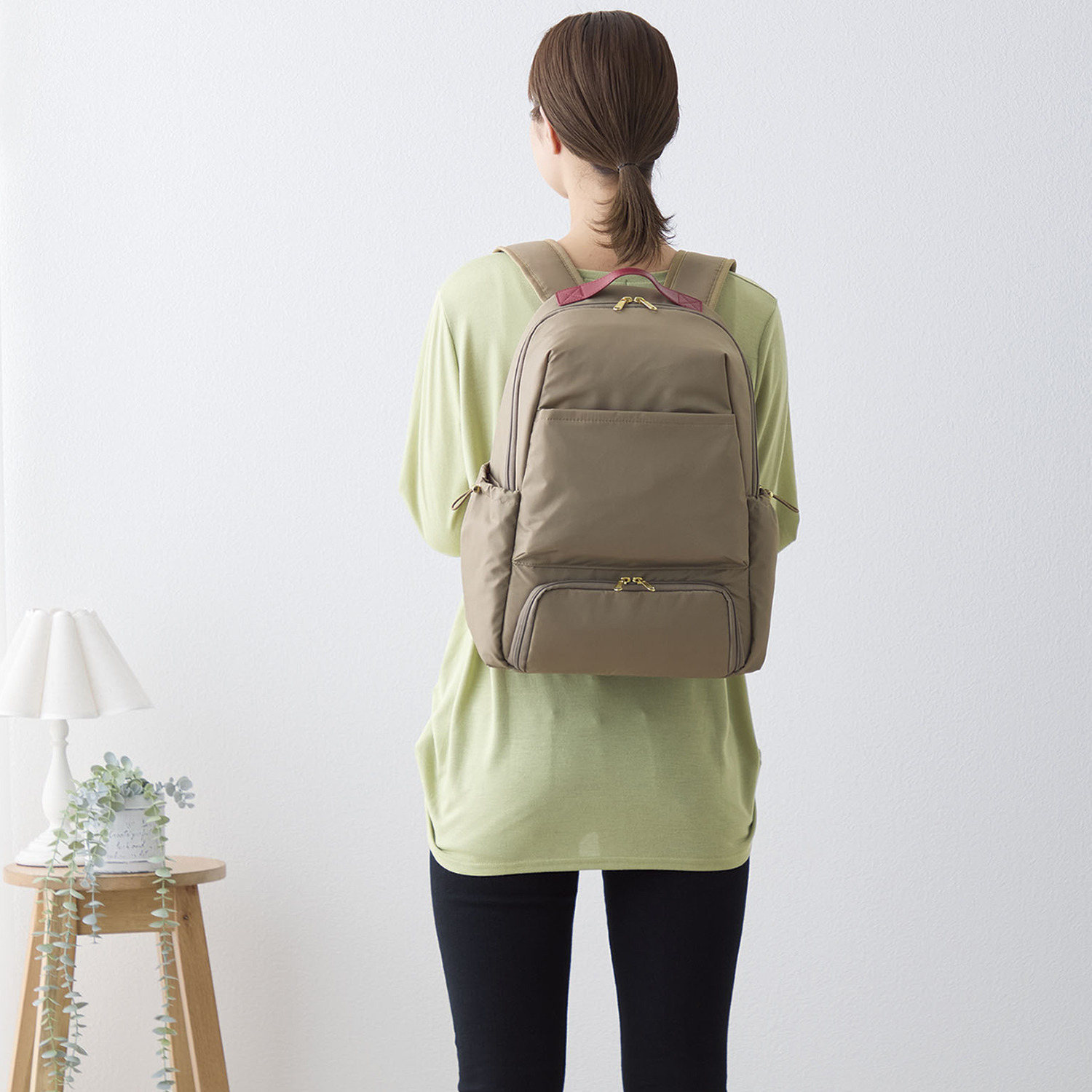 ガバッと開く 保温保冷 買物らくらくリュック プレミアム