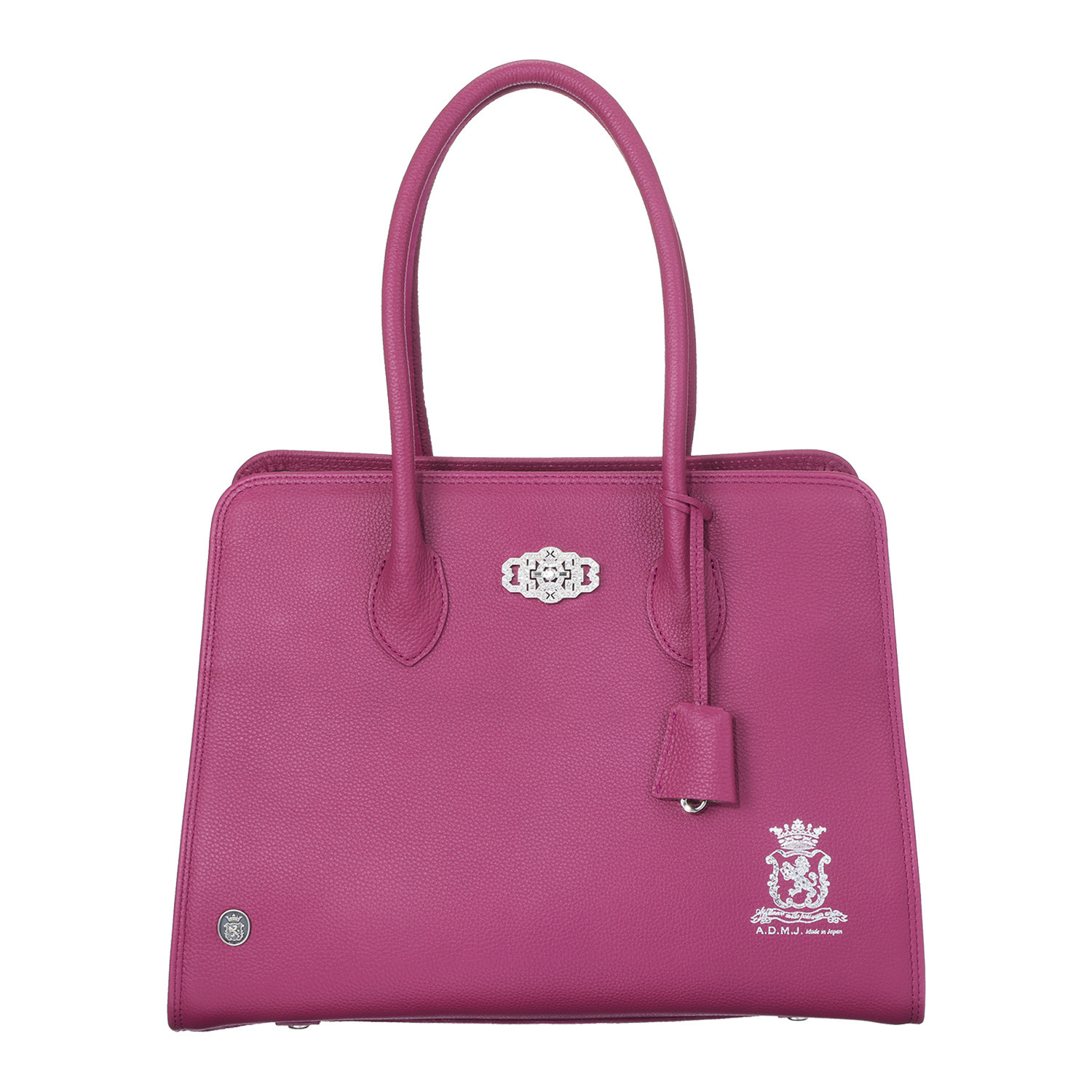 エーディーエムジェイ スパニッシュレザー アールデコモティーフ トートバッグ