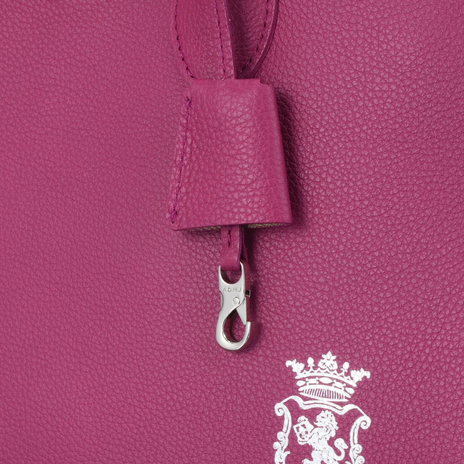 エーディーエムジェイ スパニッシュレザー アールデコモティーフ トートバッグ