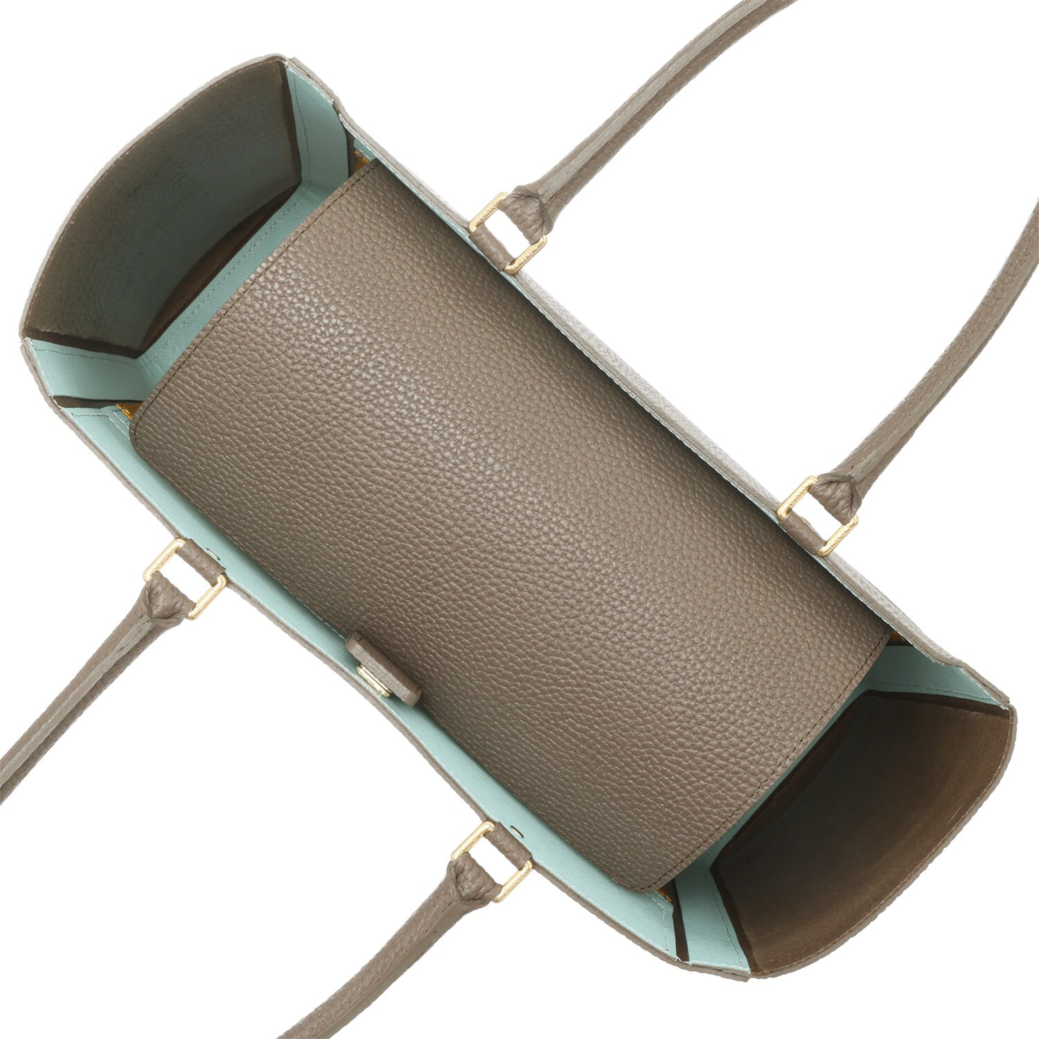 エーディーエムジェイ 牛革シュリンク型押し クレバートートバッグ