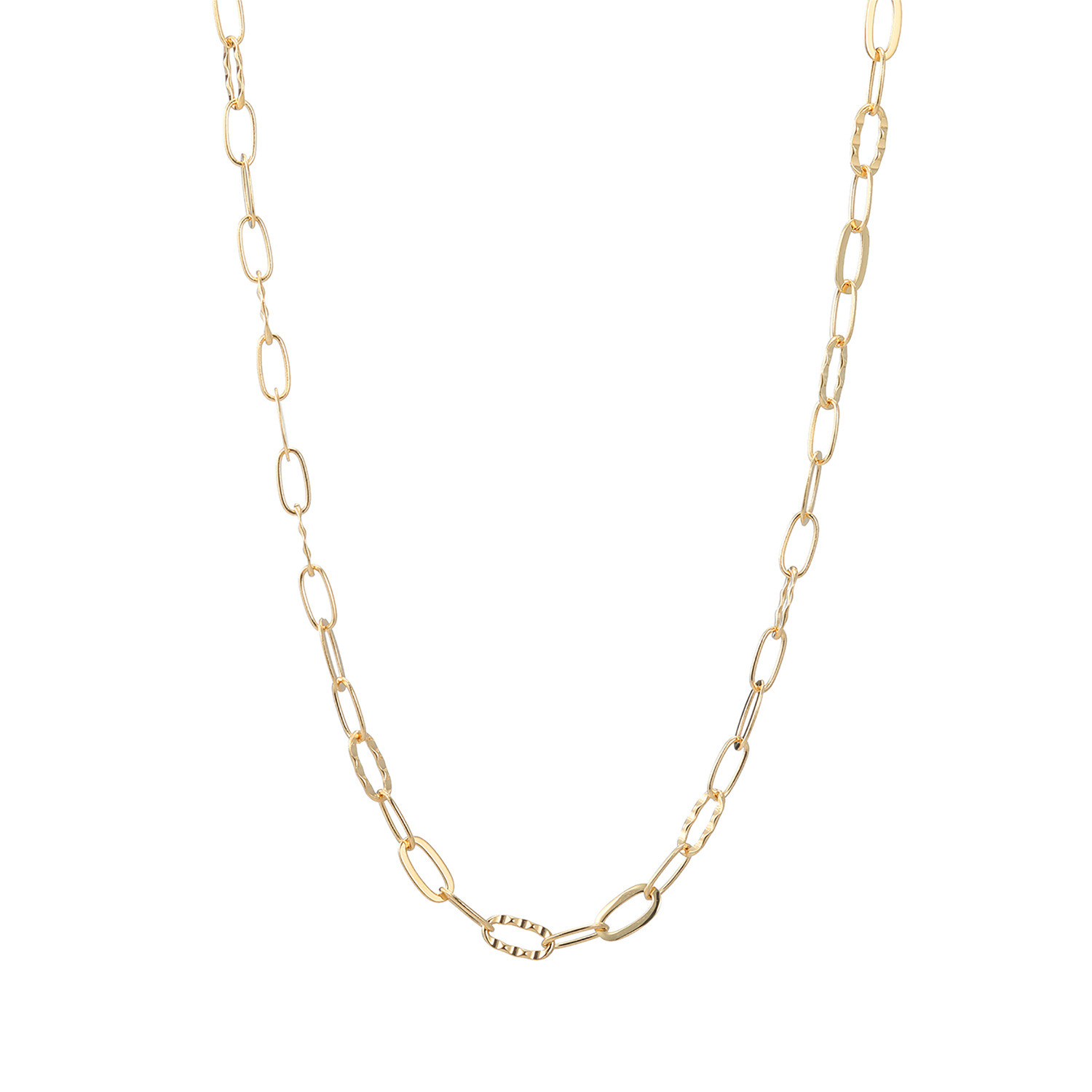 チェーンクリエイト １８Ｋ デザインチェーン ロングネックレス