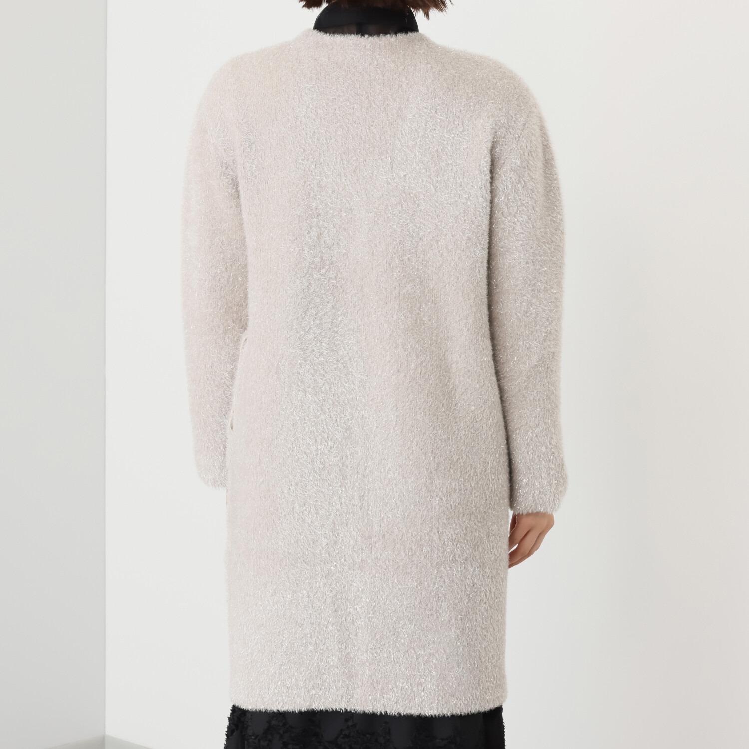 フーア ブリリアントラメ ニットコート