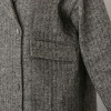 レア　ジェム ヘリンボーンウールで 優雅に軽やかに羽織る ダブルデザインコート