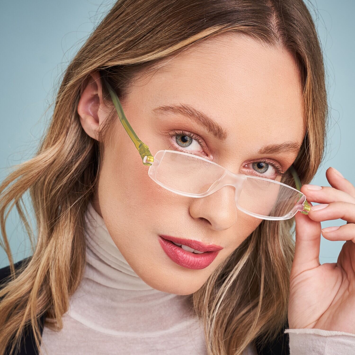 ナンニーニ イタリア製 薄型リーディンググラス コンパクトグラス２＆ くもり止めクロス