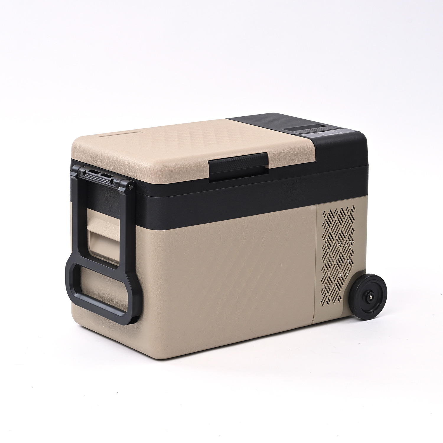 ＹＡＭＡＺＥＮ 食品のまとめ買いに活躍！ お家でも車でも使える キャスター付 ポータブル冷凍冷蔵庫 大容量２５リットル ＜リサイクル回収無し＞