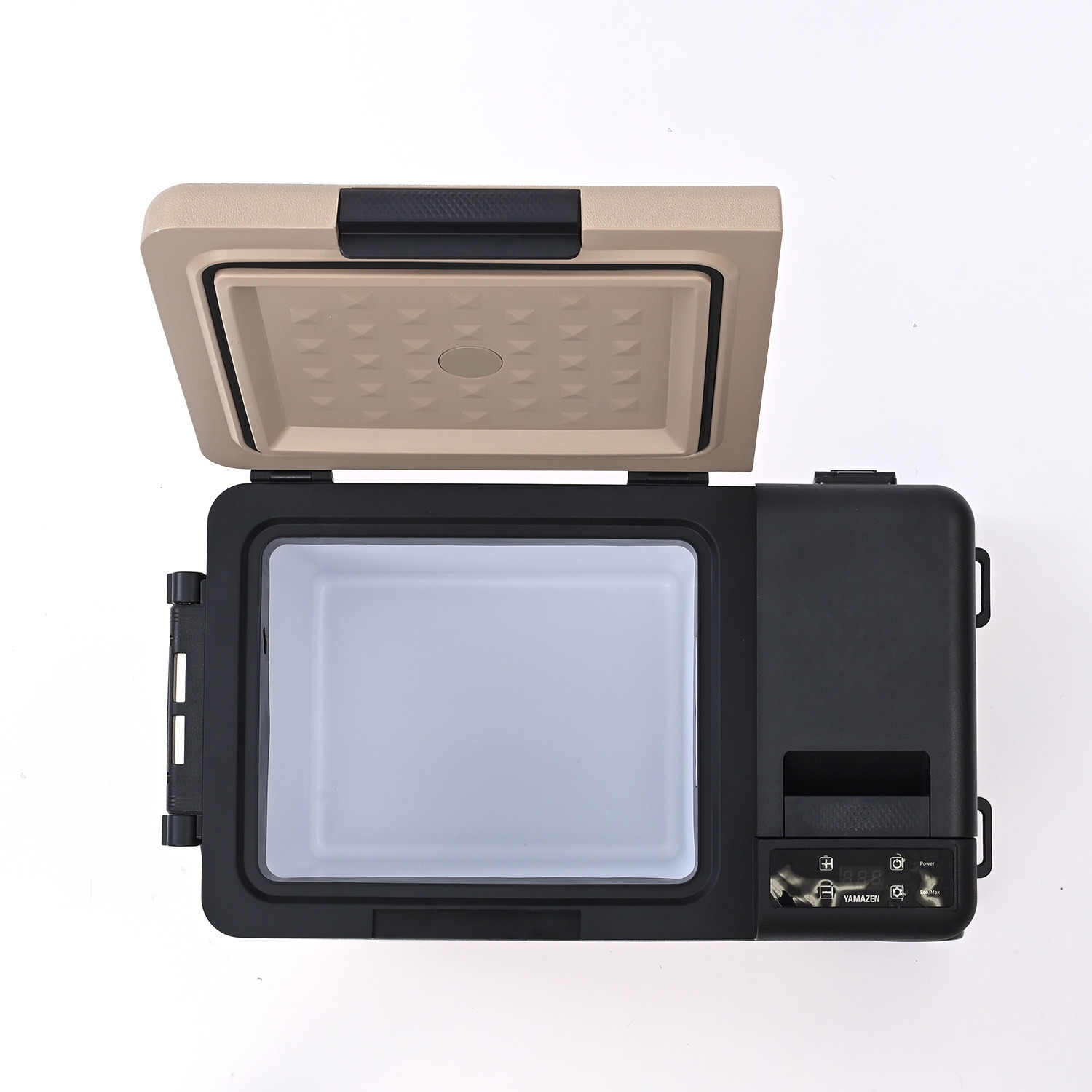 ＹＡＭＡＺＥＮ 食品のまとめ買いに活躍！ お家でも車でも使える キャスター付 ポータブル冷凍冷蔵庫 大容量２５リットル ＜リサイクル回収無し＞