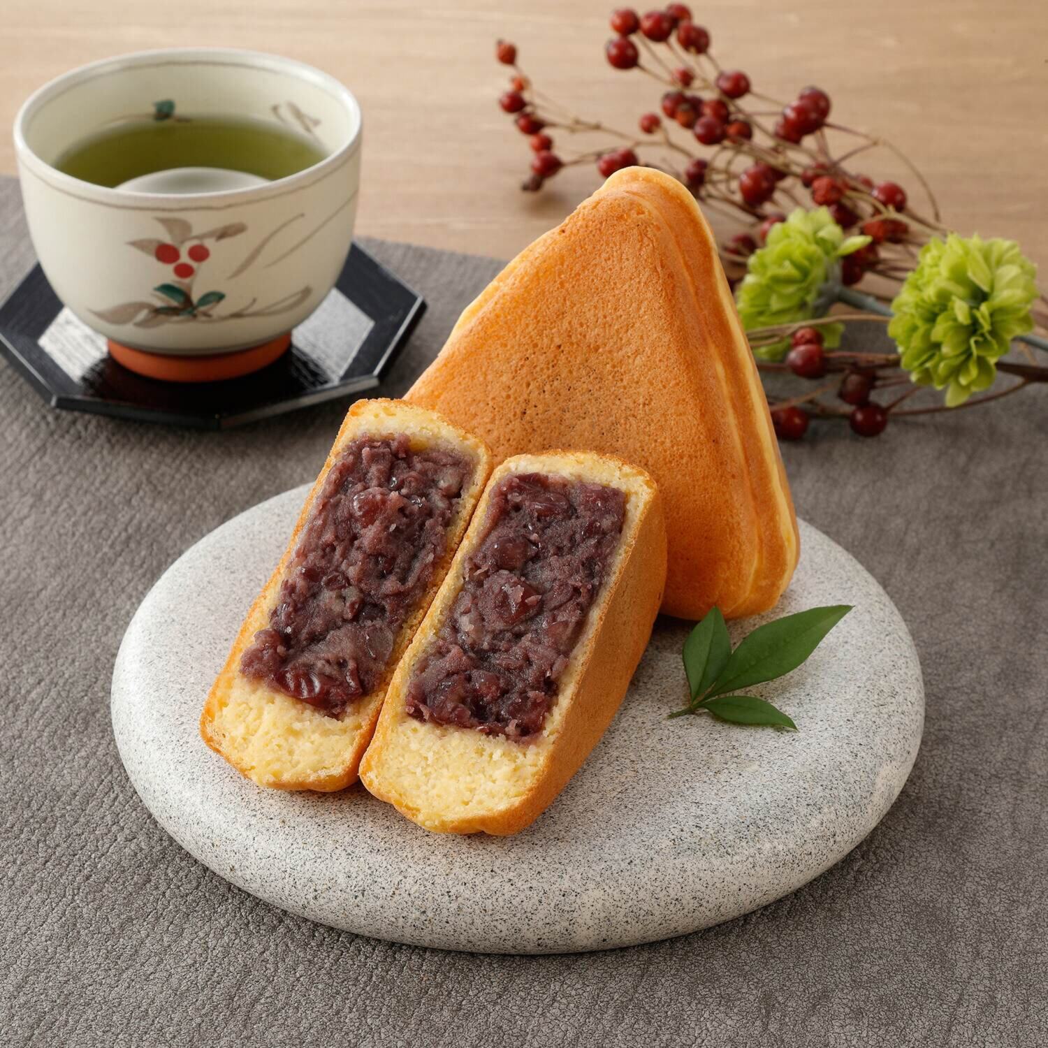 ＜山田三方＞ 昔ながらの味わい 北海道産小豆使用　三方焼