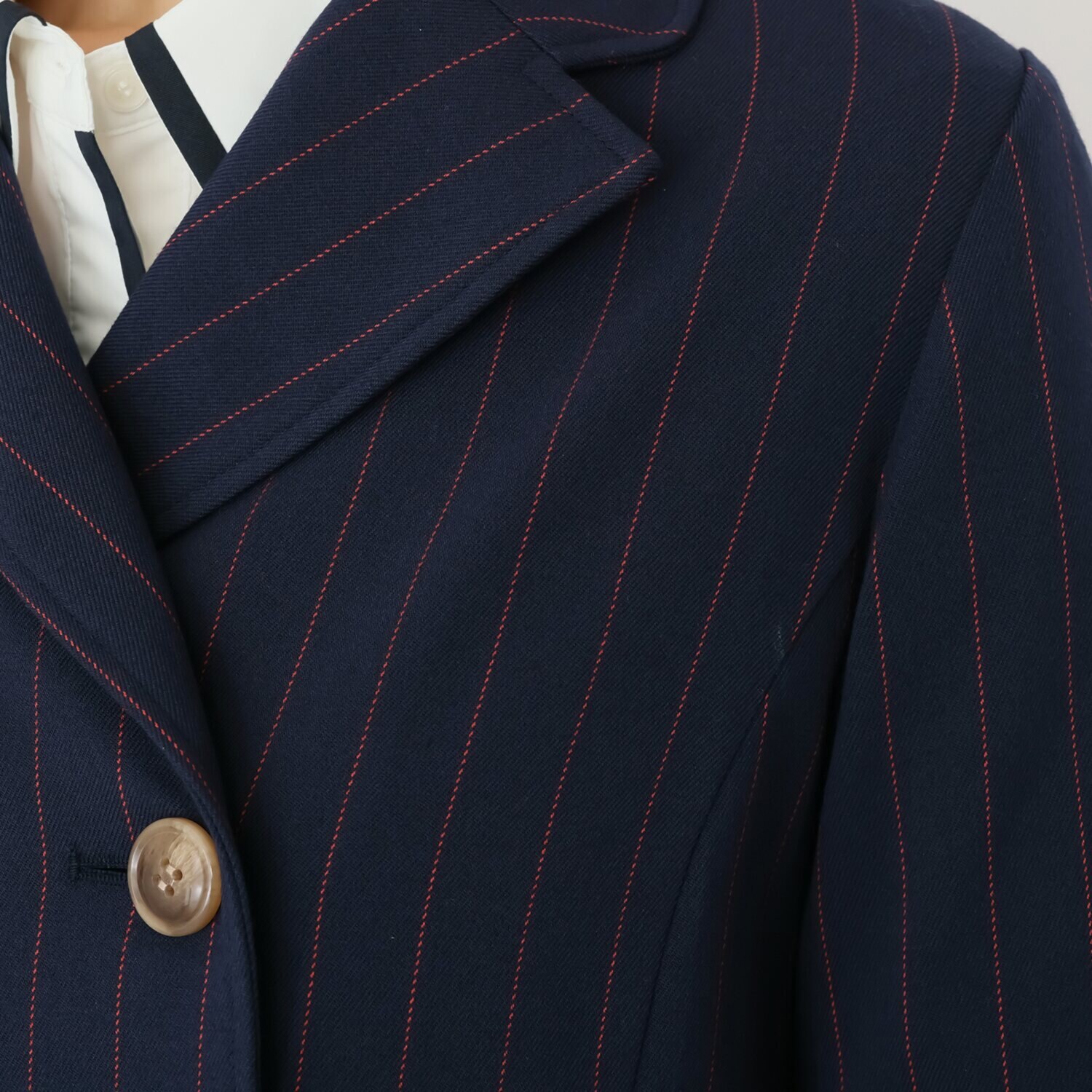 エムジェイアール　バイ マチコ　ジント　ロンドン オリジナルパターン ブリティッシュテイスト ダブルジャケット