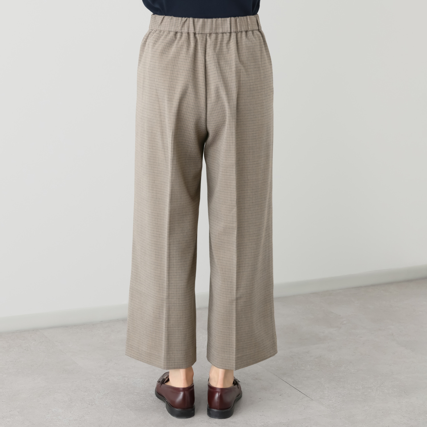 エムジェイアール　バイ マチコ　ジント　ロンドン オリジナルパターン ブリティッシュテイスト ワイドパンツ