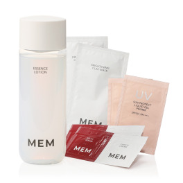 ＭＥＭ まろやかな使用感！ ２３種の厳選美容成分配合 潤いを与えて肌を整える エッセンス　ローション トライアルセット
