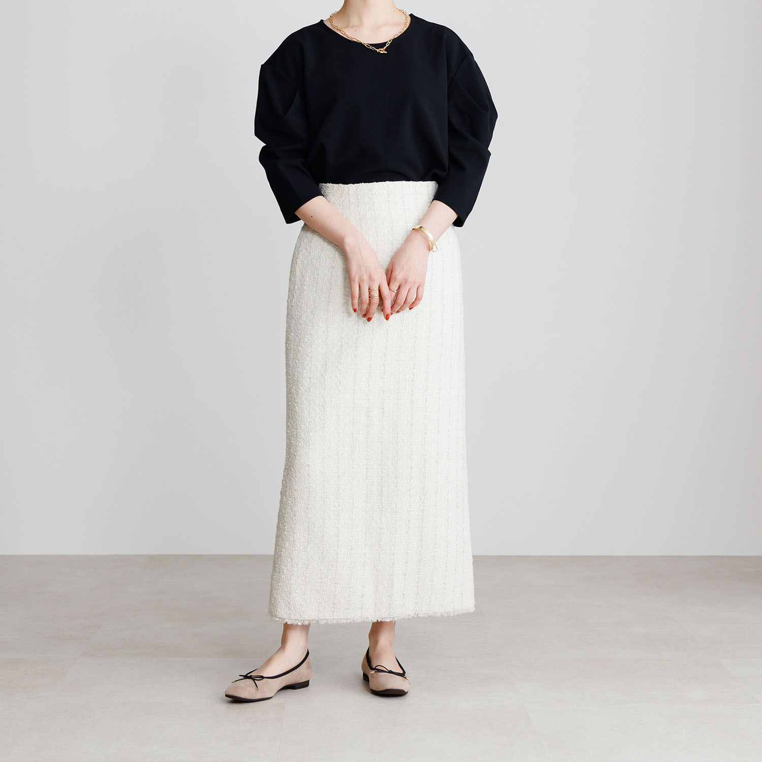 卑弥呼 日本製 レザー バレエパンプス