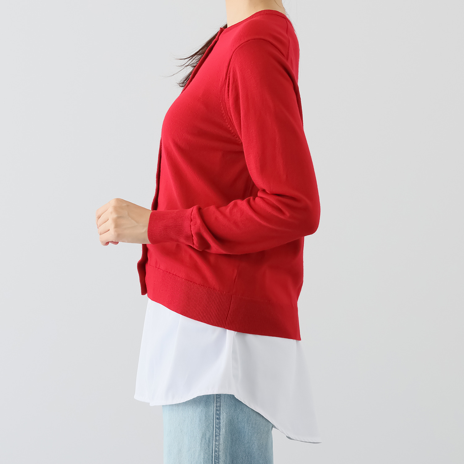 うらぽか ふんわり重ねるだけで おしゃれに体型カバー 付け裾２枚セット