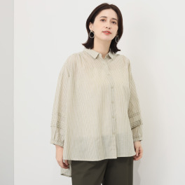 エムエムオー スリーブピンタック ブラウス