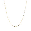 オーサムジュエリー １８Ｋ ペタルチェーン スライド ロングネックレス
