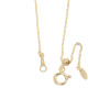 オーサムジュエリー １８Ｋ ペタルチェーン スライド ロングネックレス